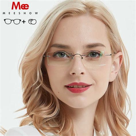 rimless oversized prescription eyeglasses